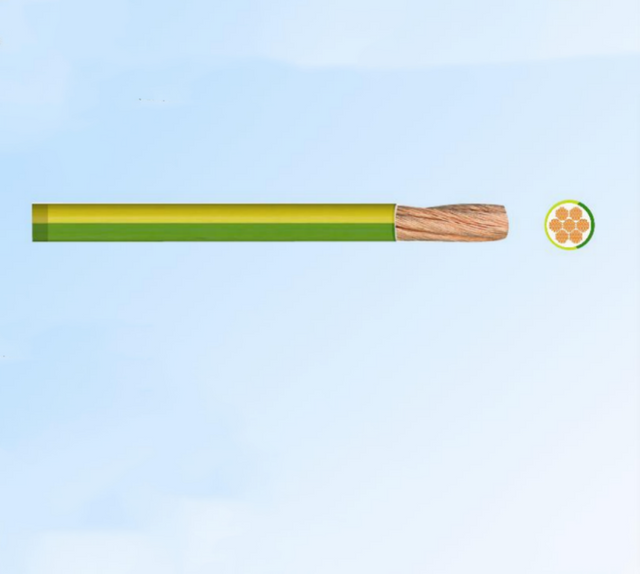 Fil de puissance flexible RV H07V-K avec conducteur de cuivre et isolation en PVC pour une mobilité améliorée