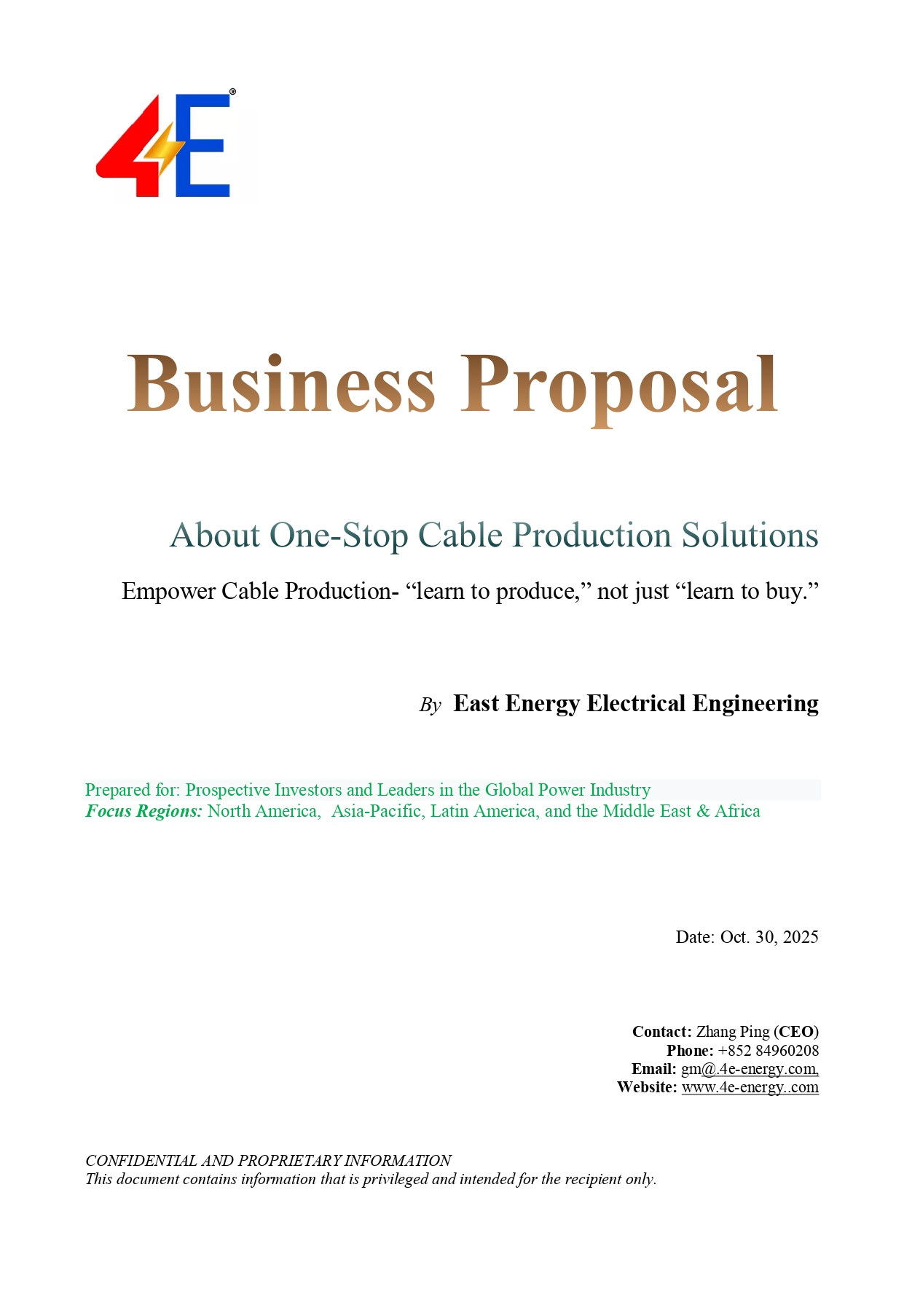 Proposition commerciale