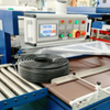 ZX-3000 Machine d'emballage automatique enroulé / ceinturation / rétrécissement, 500 unités / heure, cadre en acier inoxydable, compatible IoT