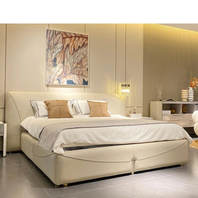 Maison de luxe simple moderne / h&ocirc;tel king size Litt / tissu lit