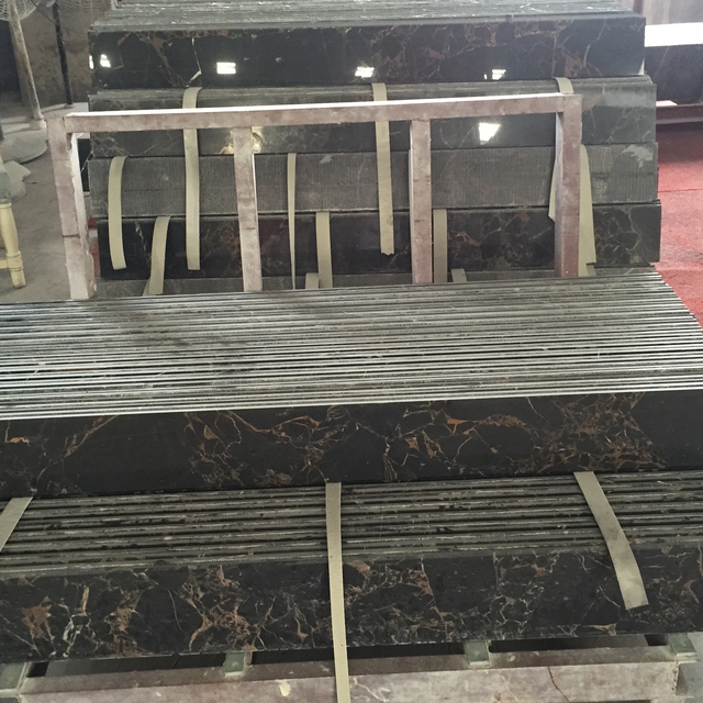 Bande blanche en noir / Athènes noir plus de couleurs disponibles pour la construction de dalles de marbre décoration de construction 